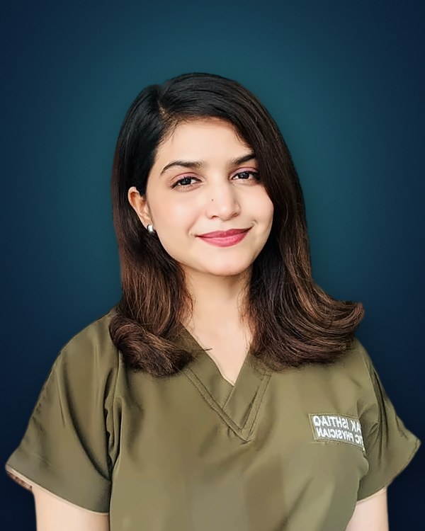 Portrait of Mehak Ishtiaq, Head of Dermatology & Aesthetics